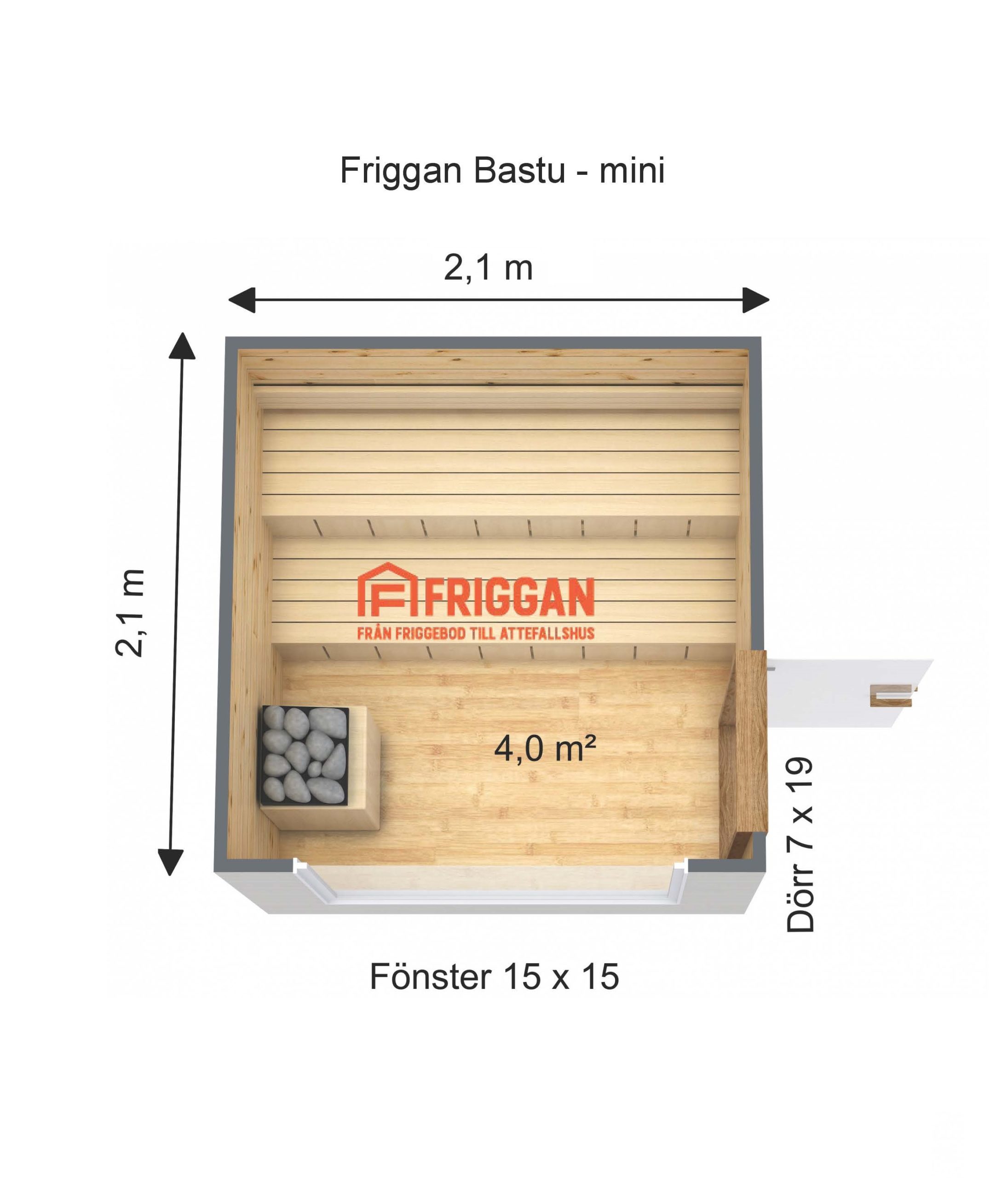 Friggan Bastu - Mini - Plan